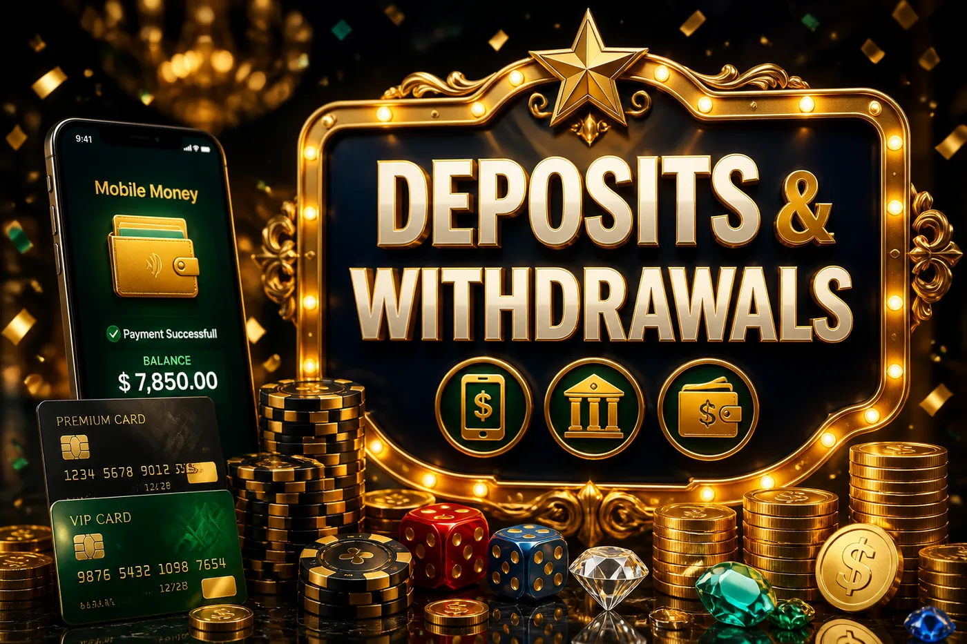 Deposits & withdrawals